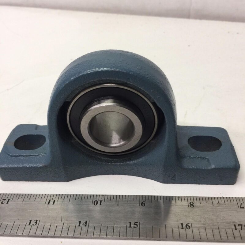 NBR Pillow Block Housing - Two-Bolt Base, Solid Construction, Cast Iron