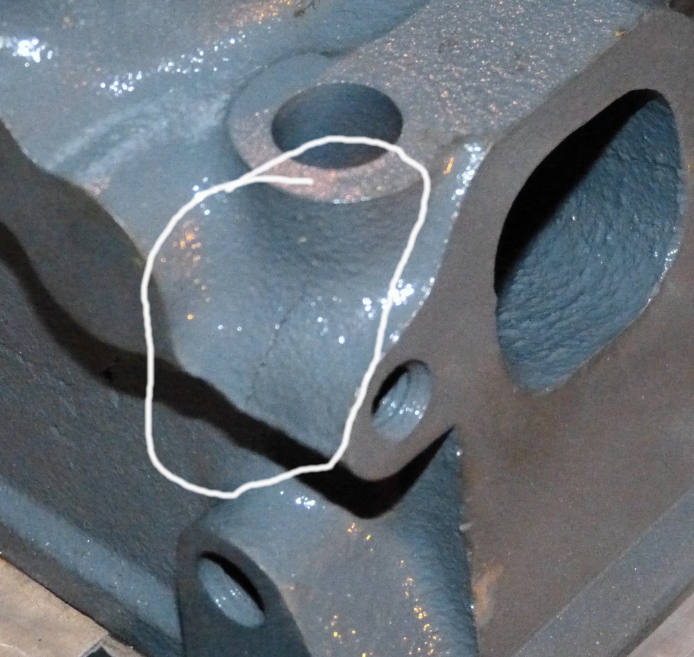 1096 Ford 460 Engine Cylinder Head - Image 2